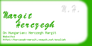 margit herczegh business card